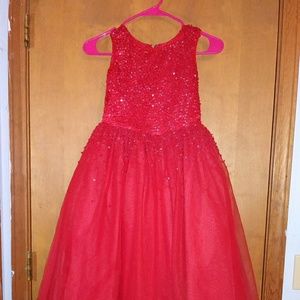 Girls pageant dress